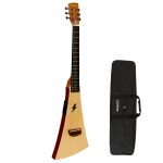 Kadence Wanderer 36” Travel Guitar with Spruce Top, Mahogany back and side | Perfect for Playing On the Go | Comes with Bag and Eq