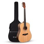 Kadence A281 Professional Acoustic Guitar – Full Size Rosewood Body, Natural Beige Finish, Premium Tone & Playability