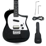 Astroman Series | Black and White Electric Guitar (KAD-EG-HS-BK)