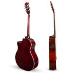 Frontier Series | Brown 40" Semi Acoustic Guitar with Combo + a Free Guitar Online Learning Course. - Image 6