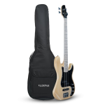 Kadence EB06NT Chronicle 46.5” Electric Bass Guitar | P Style | Solid Linden Wood | Split-coil Pickup Setup