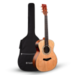 Kadence A06-36-EQ Acoustica 36" Electro Acoustic Guitar | Dreadnought | Travel Friendly | Ash Wood | Built-in Pickup + 2 Band EQ | Comes with Bag | Includes Learning Course