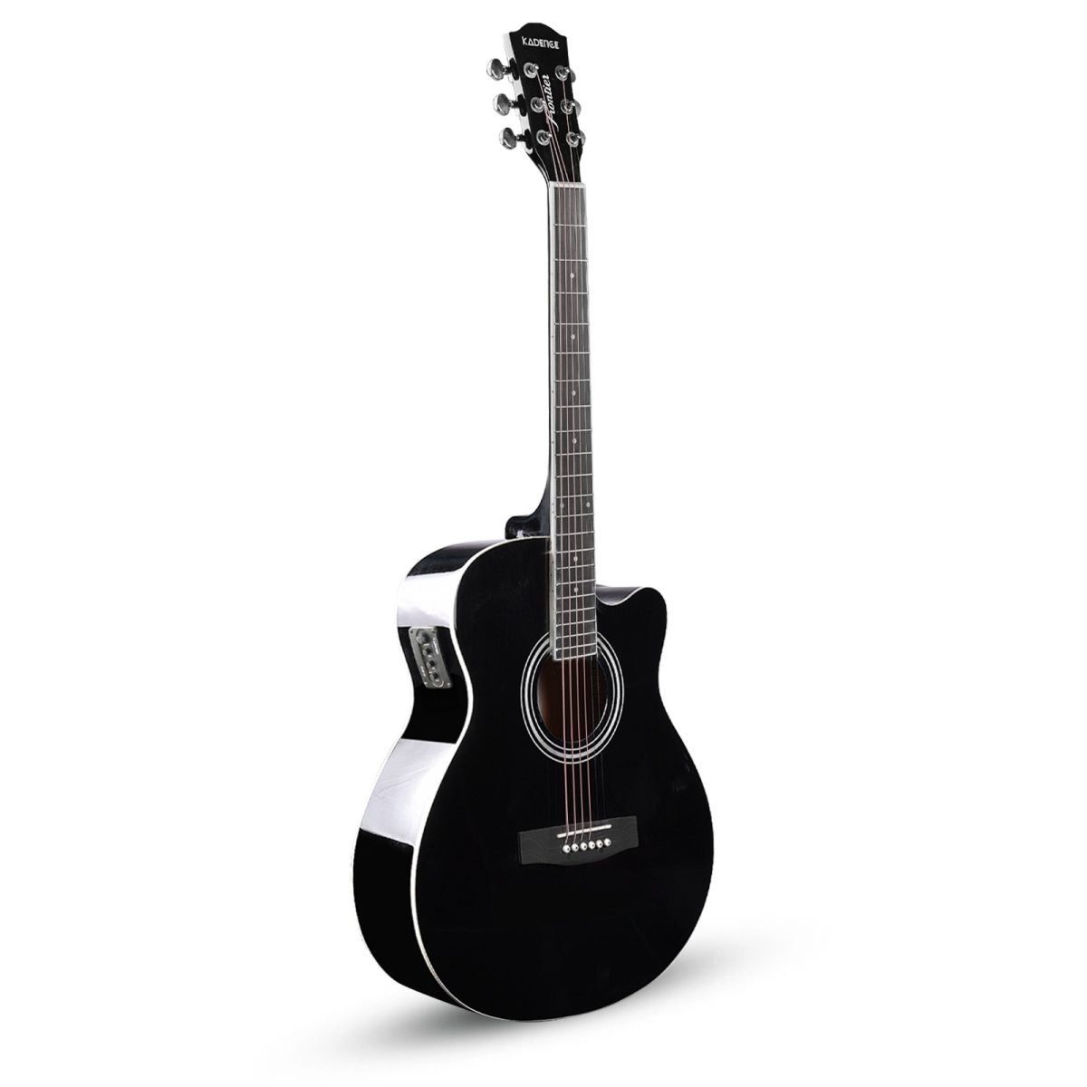 Artboard 10 Frontier Series | Black 40" Semi Acoustic EQ Guitar with Combo + a Free Guitar Online Learning Course. - Image 3