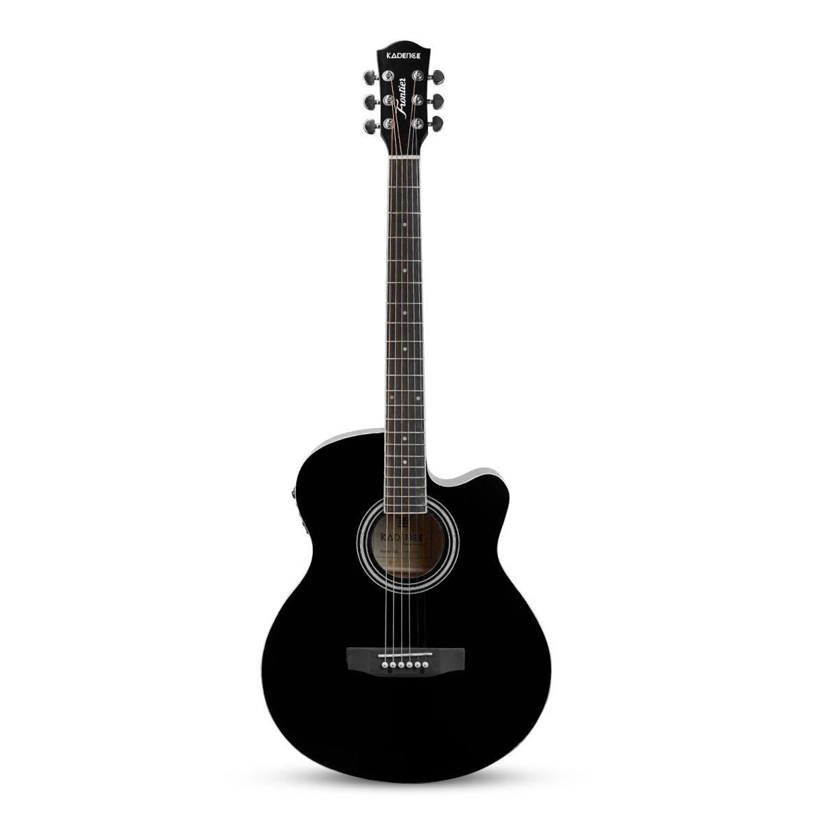 Frontier Series | Black 40" Semi Acoustic EQ Guitar with Combo + a Free Guitar Online Learning Course. - Image 2
