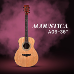 Kadence A06-36-EQ Acoustica 36" Electro Acoustic Guitar | Dreadnought | Travel Friendly | Ash Wood | Built-in Pickup + 2 Band EQ | Comes with Bag | Includes Learning Course - Image 6