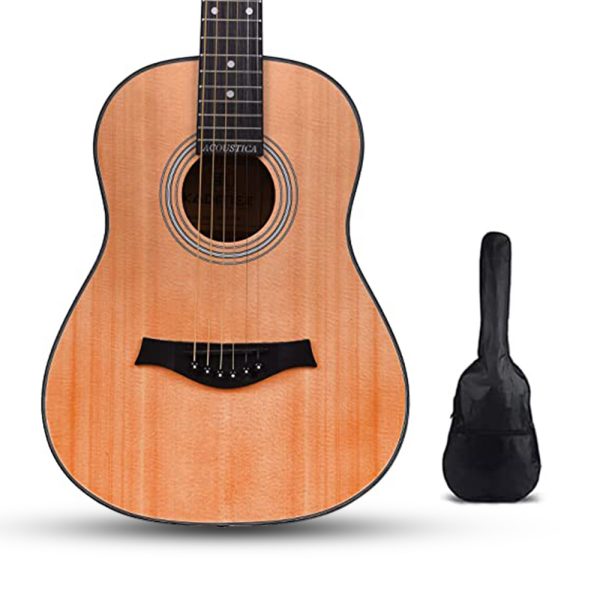 Acoustica Series | 34” Acoustic Guitar (A01) with Bag + a Free Guitar Online Learning Course.