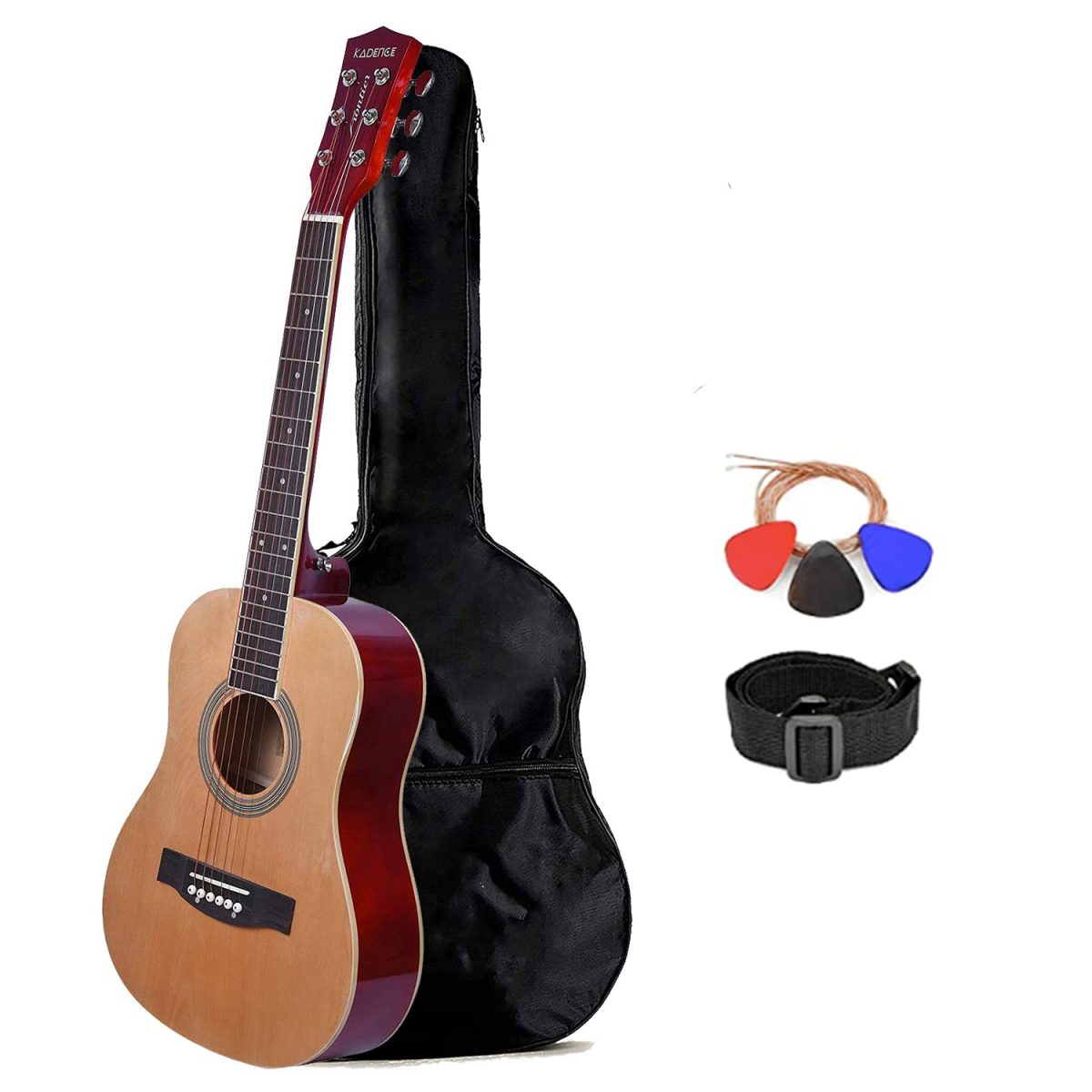 A 34" Natural Brown Kid's Guitar A 34" Natural Brown Kid's Guitar