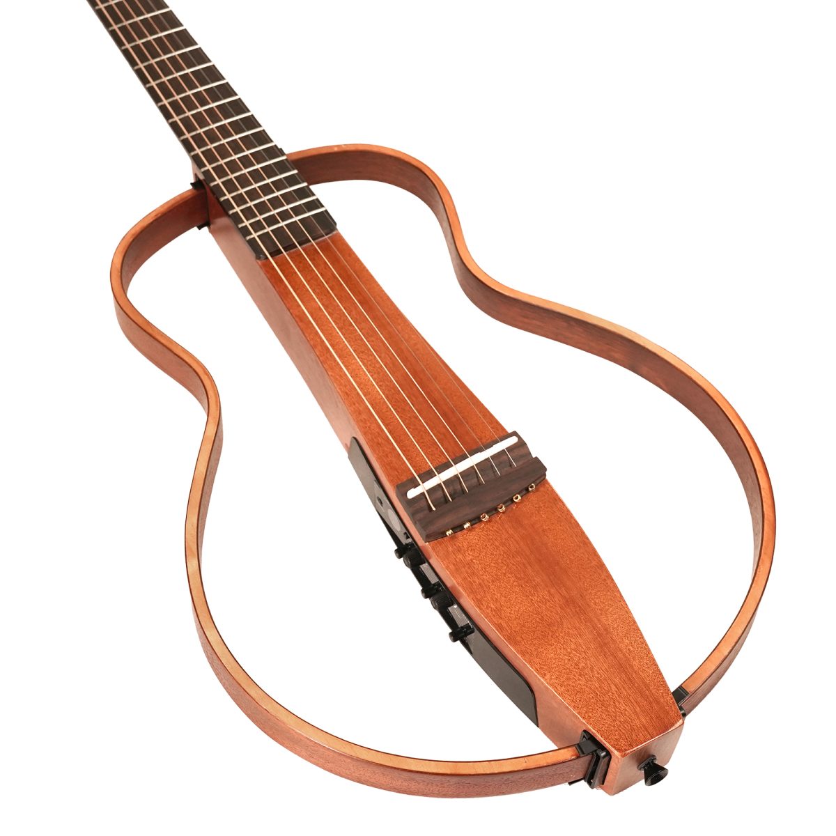 03 Acoustic-Electric Silent Guitar with Mahogany Body - Image 6