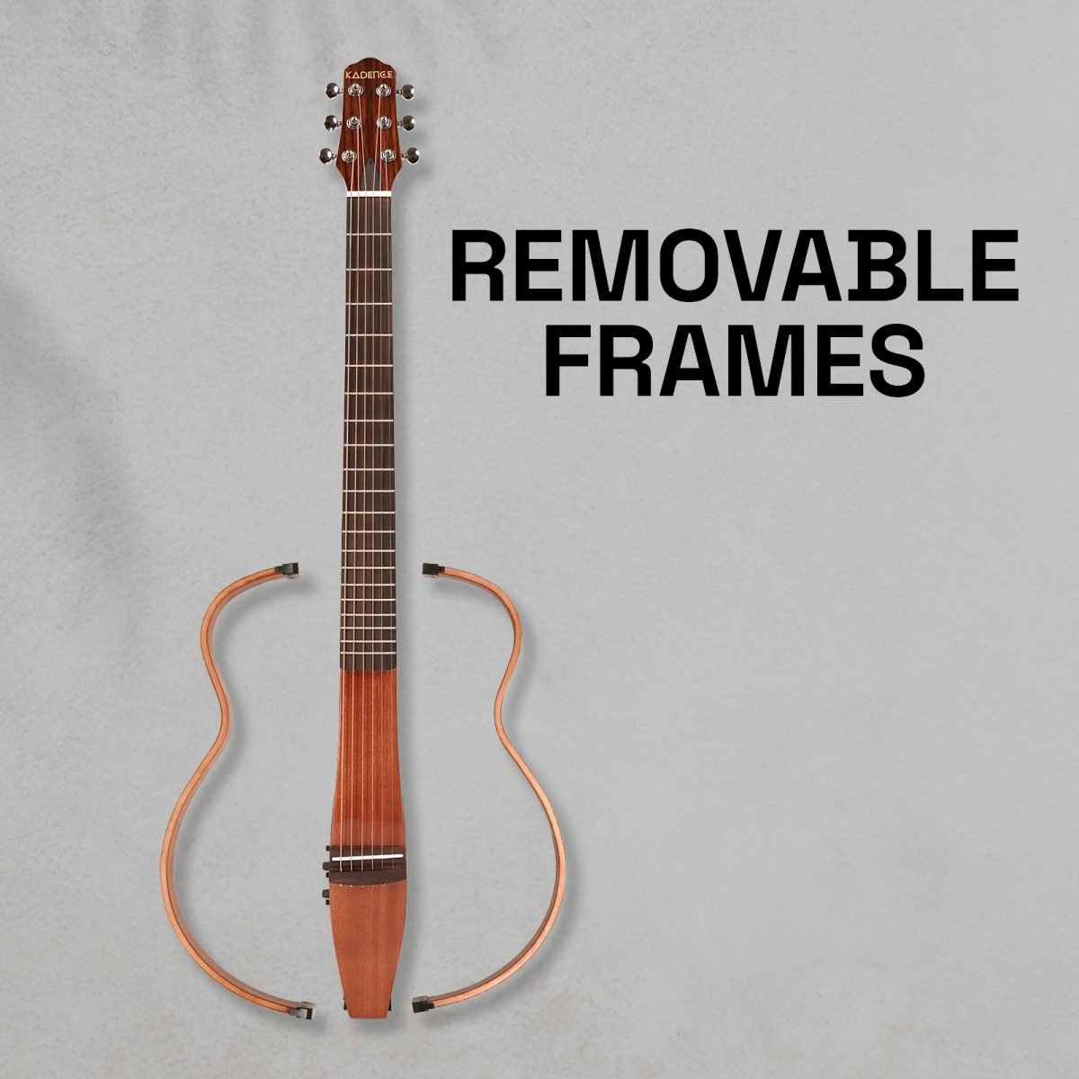04 Acoustic-Electric Silent Guitar with Mahogany Body - Image 5