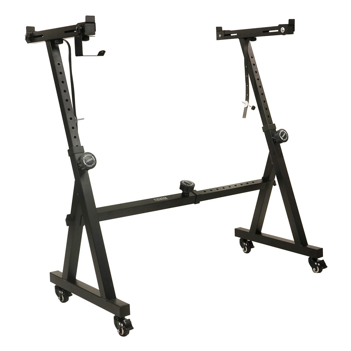 05 (4) Black Keyboard Stand (Metal) - Image 5