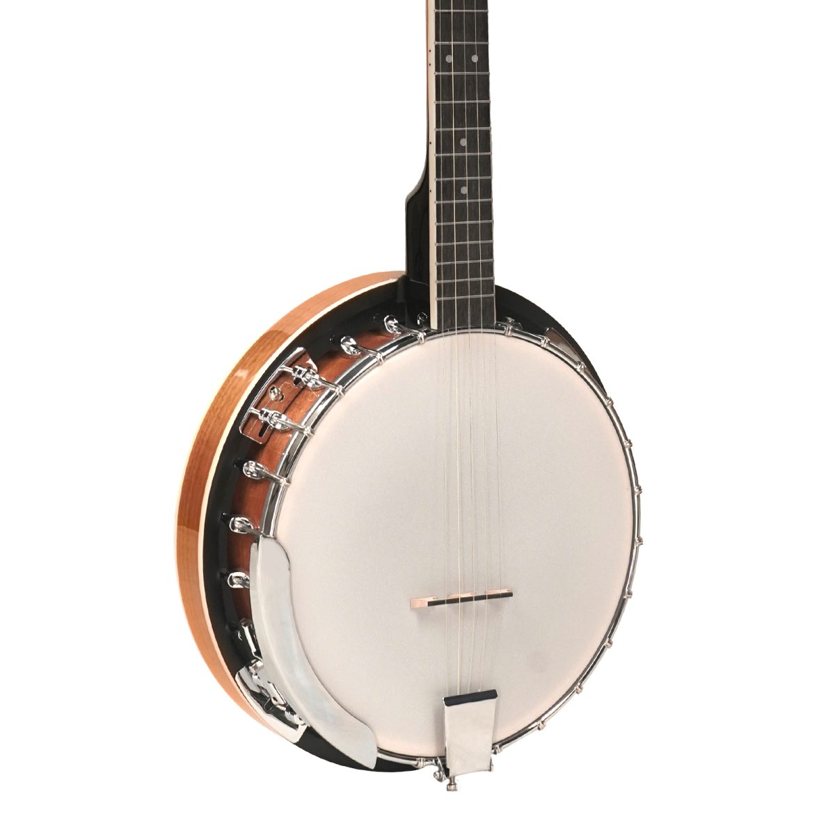 Bowl-back Oval Hole Full Size 38" Banjo Set with bag | 5 String - Image 3