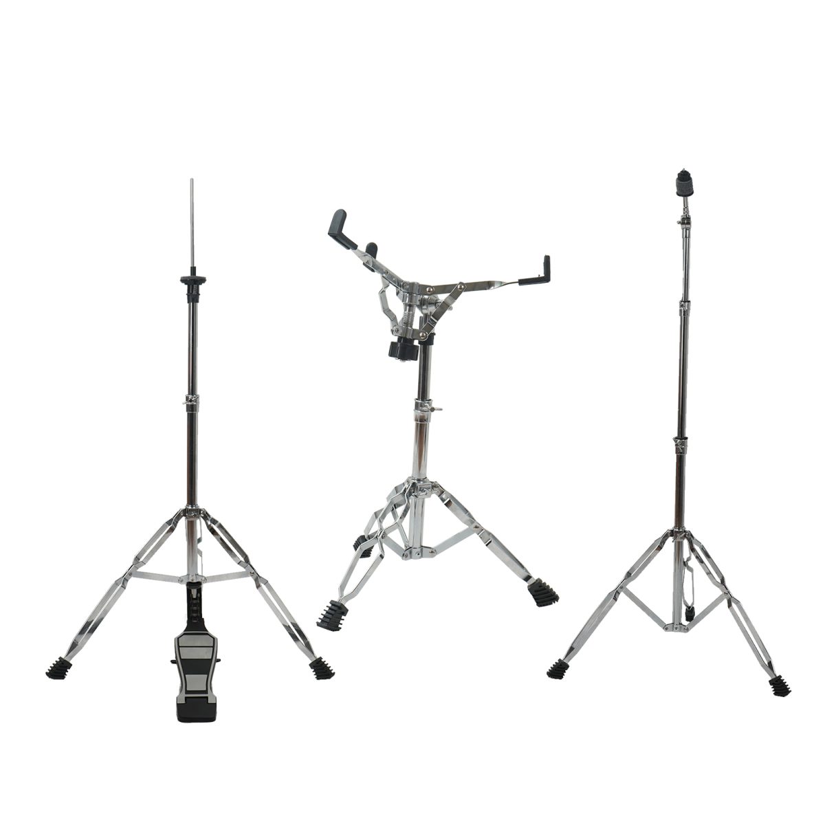4 5 Piece Drum Set (Wine Red) - Image 4