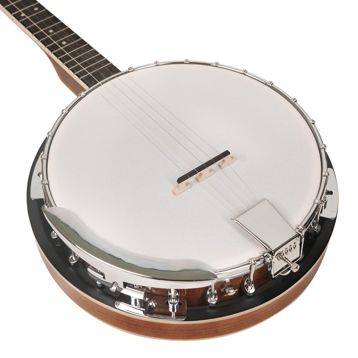 Bowl-back Oval Hole Full Size 38" Banjo Set with bag | 5 String - Image 4