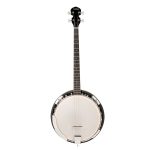 4 string 34 inch banjo front view