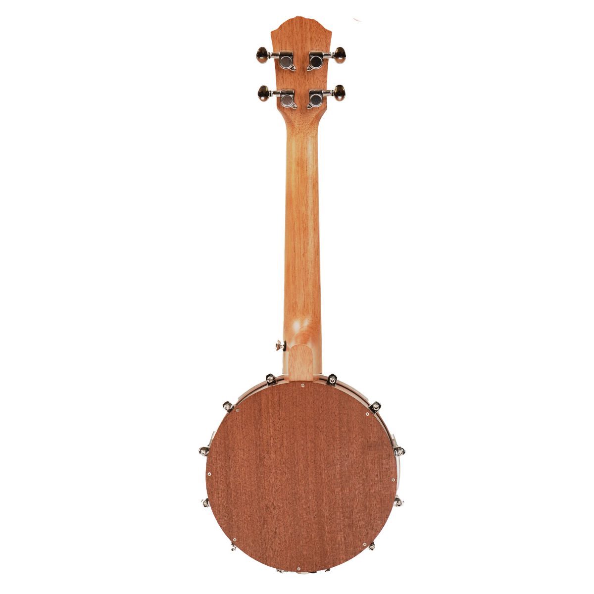 24" 4 Strings Bowl-Back Mandolin- Banjo(Oval Hole) built using Mahogany Wood in Matt Finish | Ukelele Concert Size - Image 5