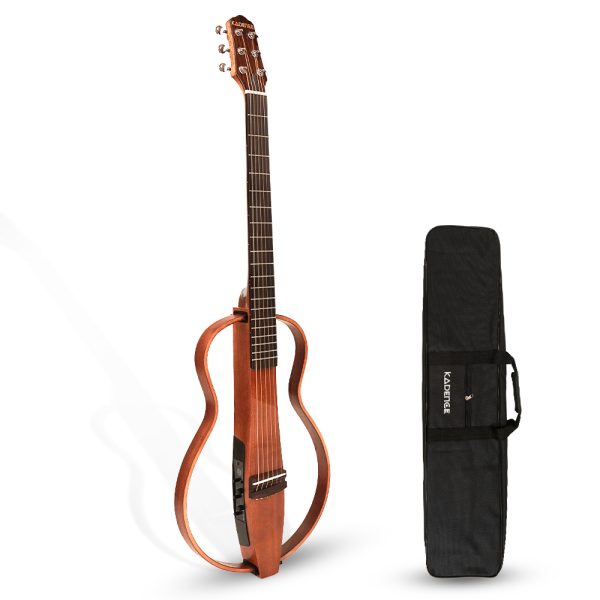 Acoustic-Electric Silent Guitar with Mahogany Body