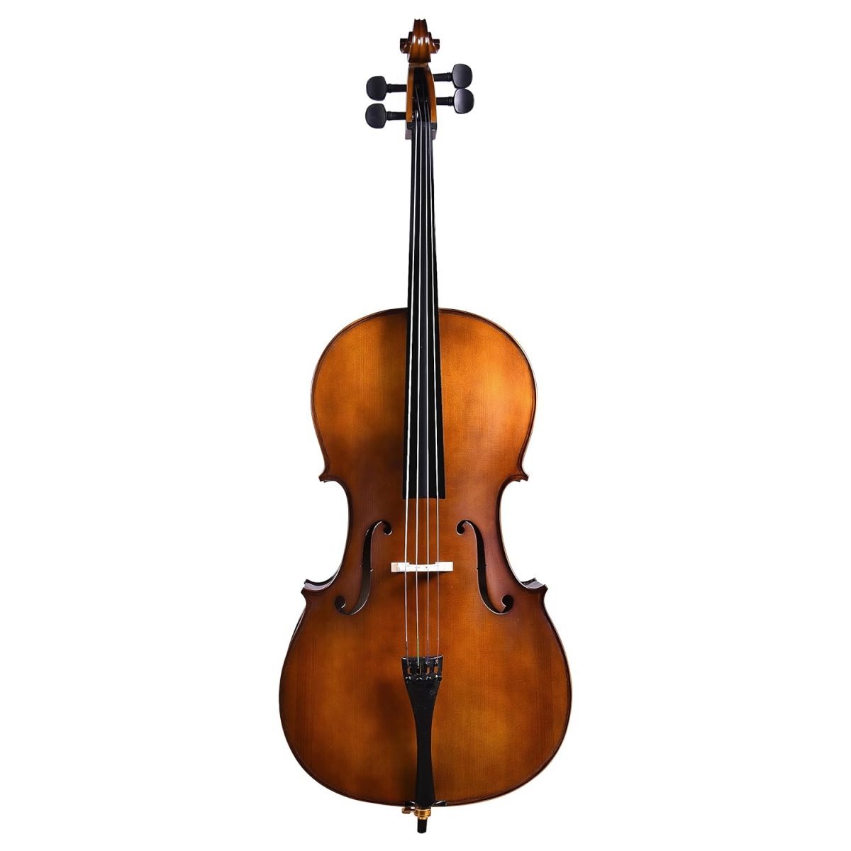 Acoustic Cello (Full-Size) with Portable Bag, Bow, Bridge and Rosin. - Image 2