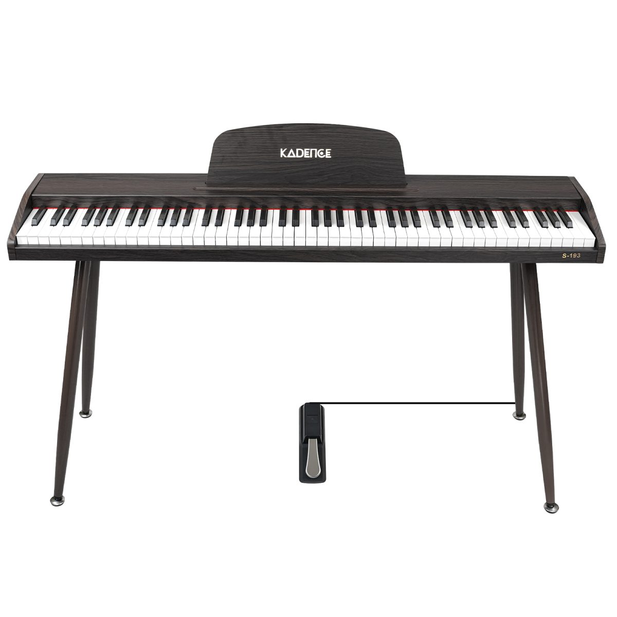 a 88 Keys Dark Brown Digital Piano for Kids