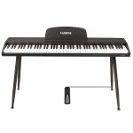 a 88 Keys Dark Brown Digital Piano for Kids