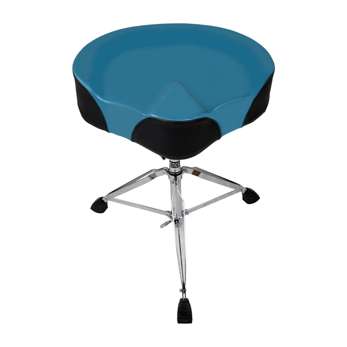 A Blue coloured Motorcycle Style Drum Throne A Blue coloured Motorcycle Style Drum Throne