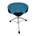 Blue Motorcycle Style Drum Throne with advanced Memory Sponge - Image 5