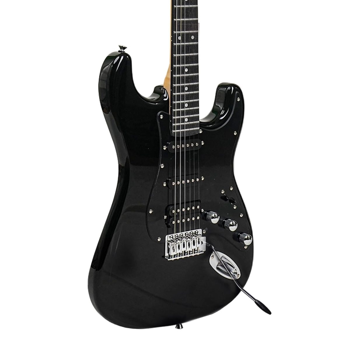 g2 Astroman Series | Black Electric Guitar Combo: Picks, Cable, Strap, Bag, Strings and Amplifier. - Image 3
