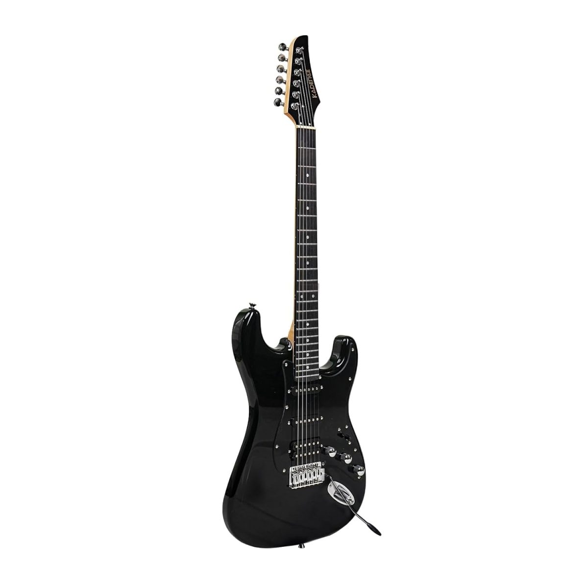 g3 Astroman Series | Black Electric Guitar Combo: Picks, Cable, Strap, Bag, Strings and Amplifier. - Image 2