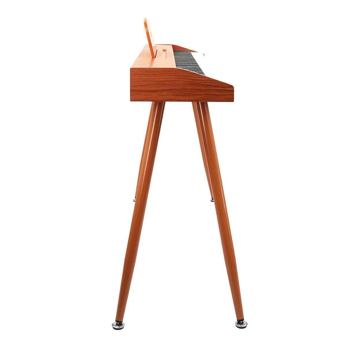 j4 88 Keys Brown Progressive Touch Sensitive Digital Piano with MIDI & Bluetooth For Kids - Image 4