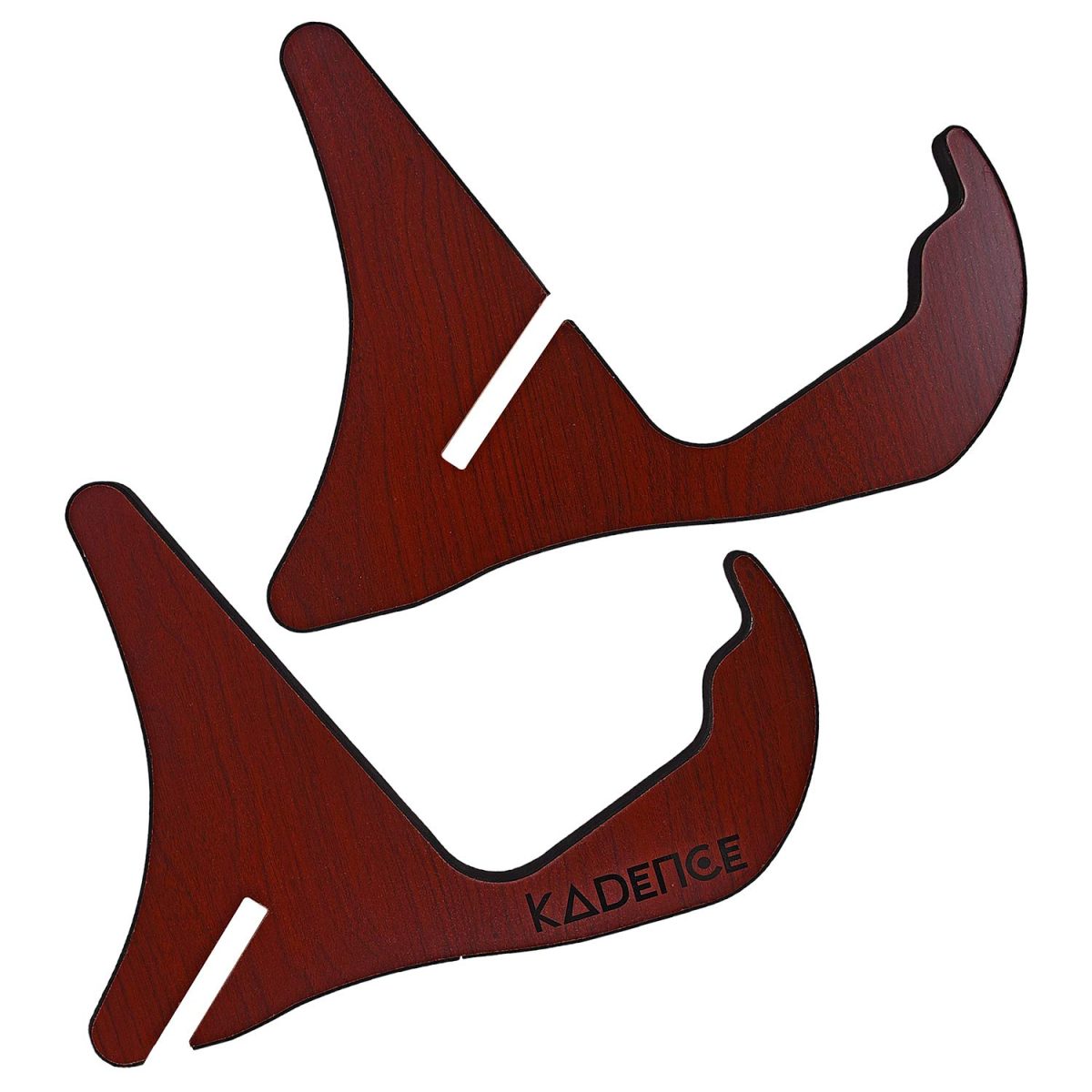 24 Portable X- Frame Wooden Guitar Stand with Soft Rubber Covering - Image 3