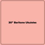 30 inch baritone ukulele with background light color