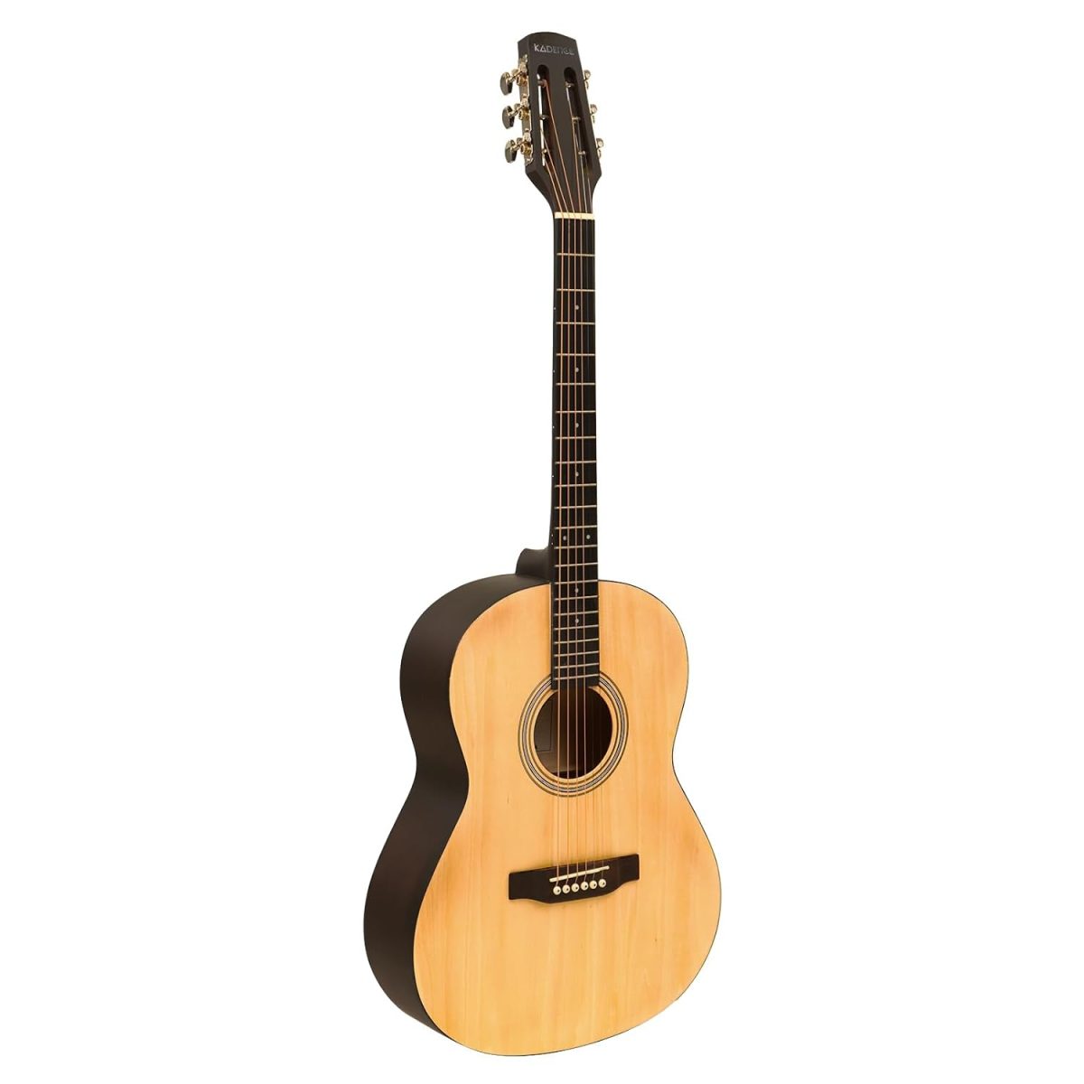 Acoustica Series | Natural Dreadnought Wood Acoustic Guitar + a Free Online Guitar Learning Course. (BB01) - Image 3