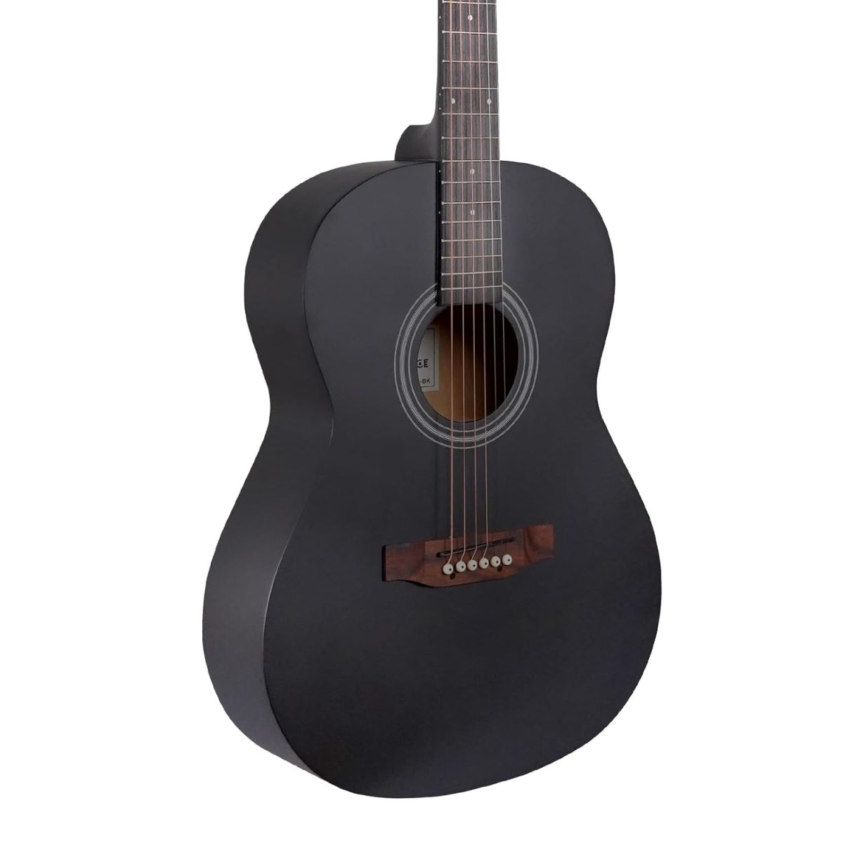 Acoustica Series | Dreadnought Acoustic Black Guitar + a Free Guitar Online Learning Course. (BB01) - Image 2