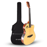 Acoustica Series | Slim Body Spruce Top | Sapele Wood Sides with Rounded Rosewood Fretboard 39“ Guitar + a Free Guitar Online Learning Course.