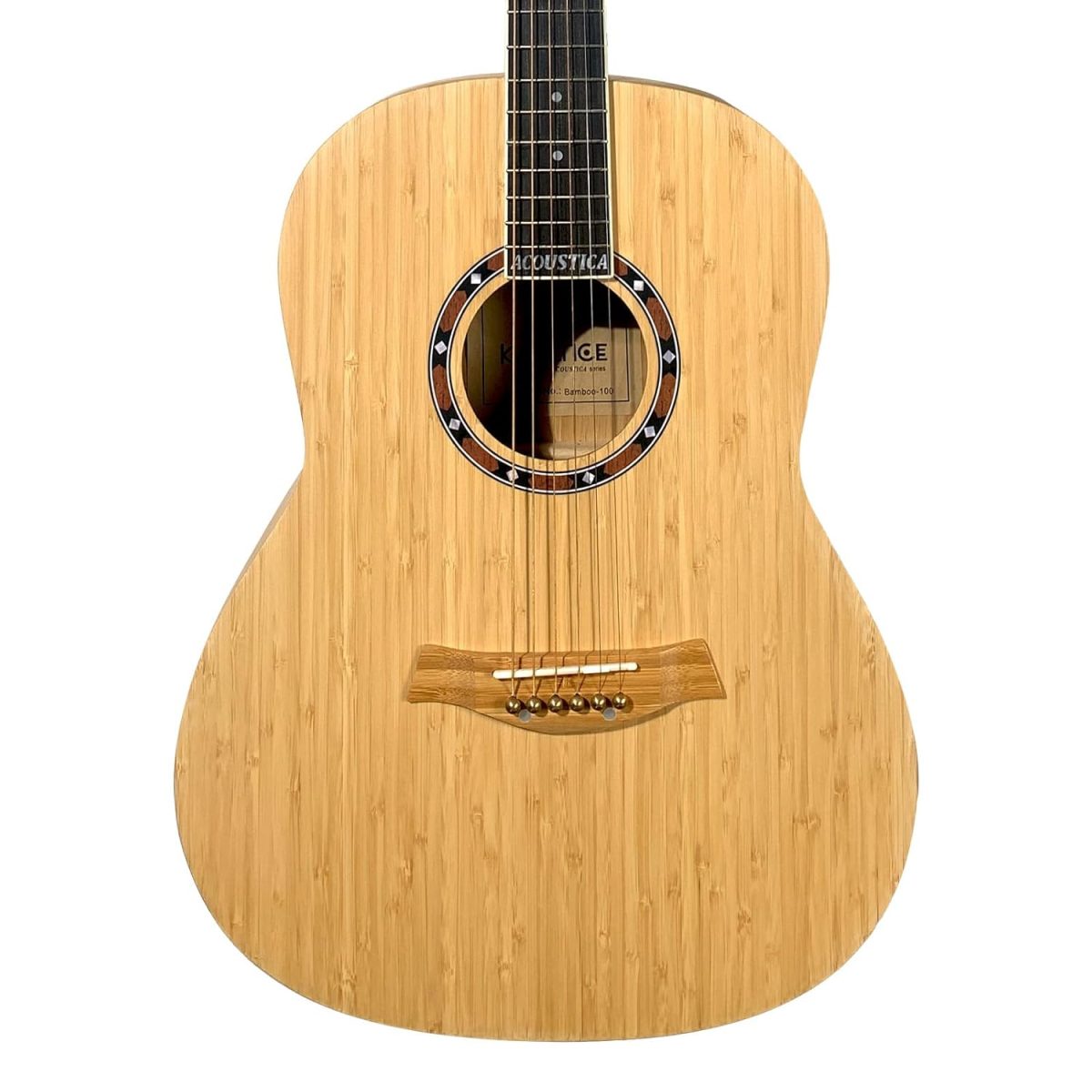 Acoustica Series | Bamboo Solid Wood Acoustic Guitar for all Age Groups + a Free Guitar Learning Course. - Image 3