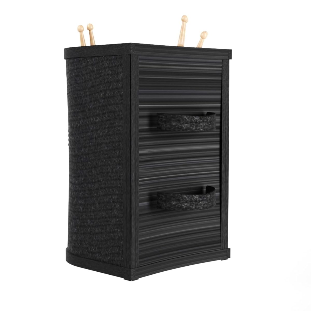 Kadence Portable Drum Stick Bag,Hanging Bag Drumstick Portable bag with Velcro straps for Hanging Drumstick Bag for Drum Set Mallet and Percussion Sticks - Image 3