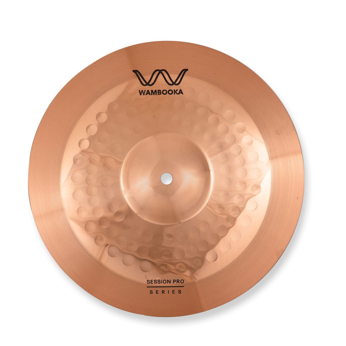 Wambooka Session Pro 12" Splash Cymbal for Drum Set - Italian Design, B8 bronze (hand-hammered) - Image 2