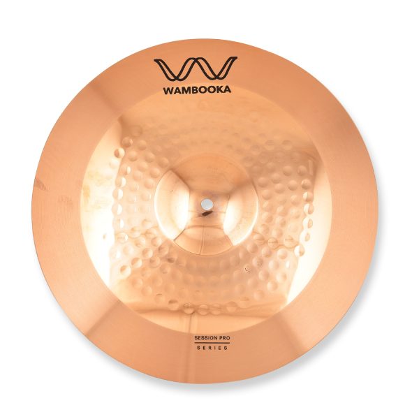 Wambooka Session Pro 16" Crash Cymbal for Drum Set - Italian Design, B8 bronze (hand-hammered)