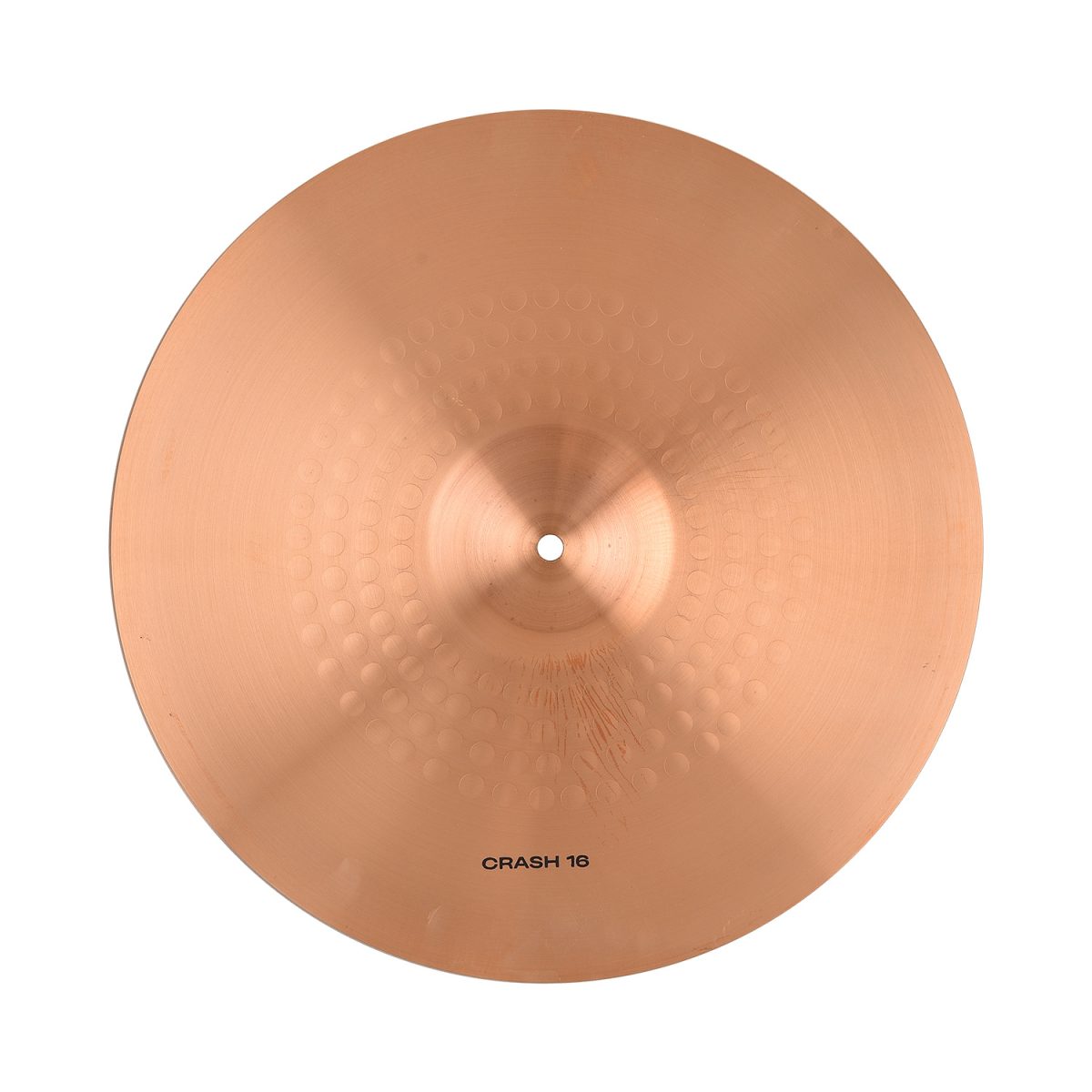 Wambooka Session Pro 16" Crash Cymbal for Drum Set - Italian Design, B8 bronze (hand-hammered) - Image 4