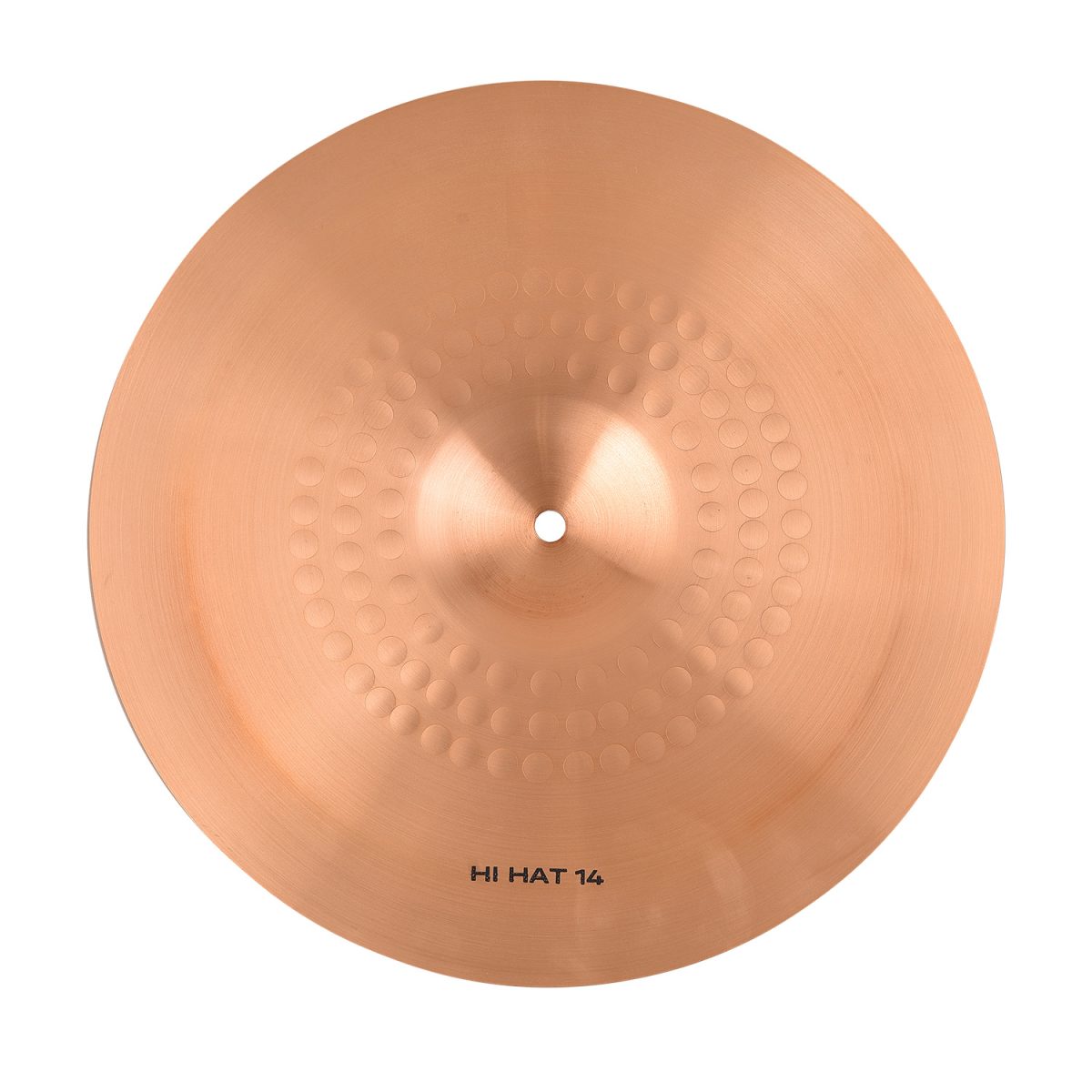 Wambooka Session Pro 14" Hihat Cymbals for Drum Set - Italian Design, B8 bronze (hand-hammered) - Image 2