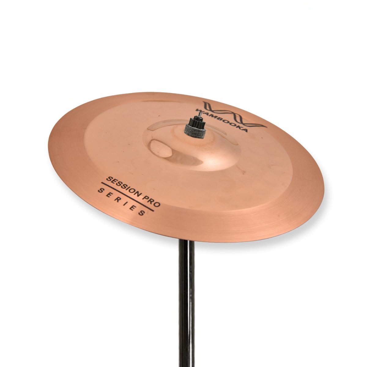 Wambooka Session Pro 8" Splash Cymbal for Drum Set - Italian Design, B8 bronze (hand-hammered) - Image 2