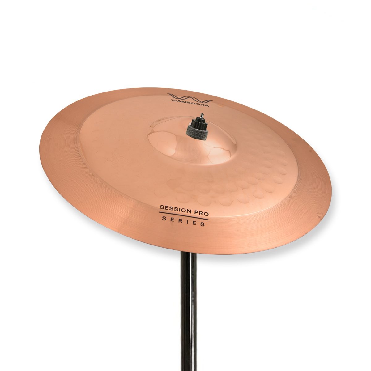 Wambooka Session Pro 12" Splash Cymbal for Drum Set - Italian Design, B8 bronze (hand-hammered) - Image 3