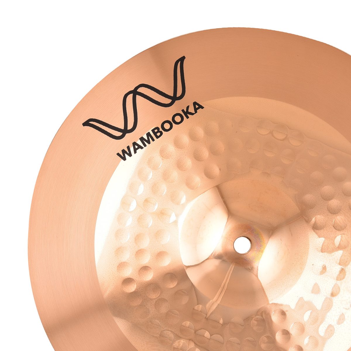 Wambooka Session Pro 14" Hihat Cymbals for Drum Set - Italian Design, B8 bronze (hand-hammered) - Image 4