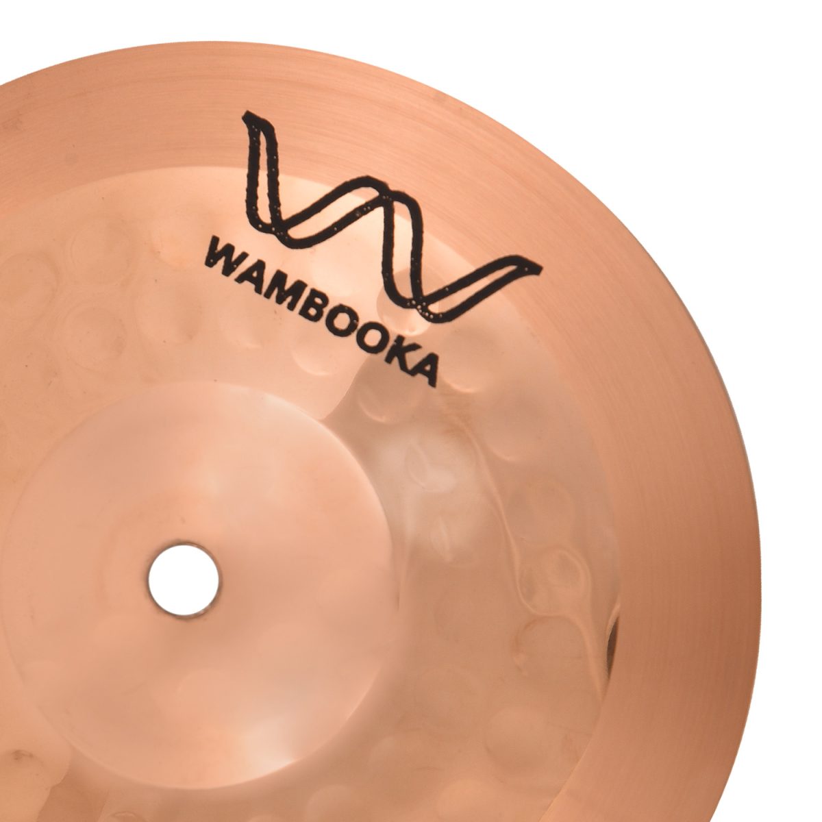 Wambooka Session Pro 12" Splash Cymbal for Drum Set - Italian Design, B8 bronze (hand-hammered) - Image 4