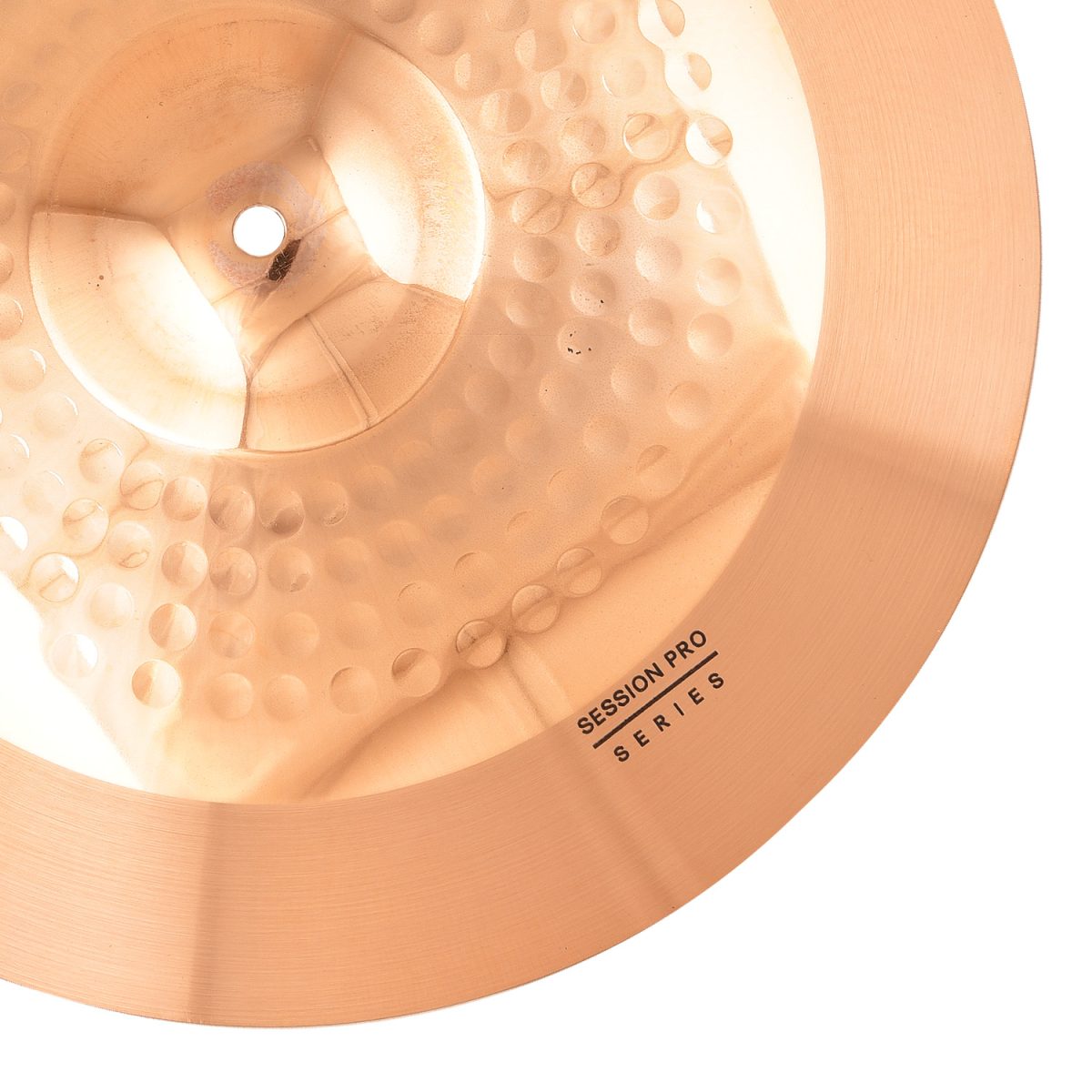 Wambooka Session Pro 16" Crash Cymbal for Drum Set - Italian Design, B8 bronze (hand-hammered) - Image 6