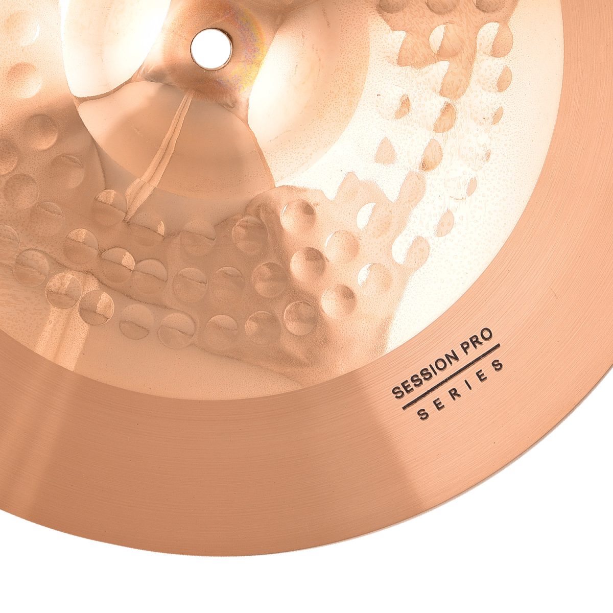 Wambooka Session Pro 14" Hihat Cymbals for Drum Set - Italian Design, B8 bronze (hand-hammered) - Image 5