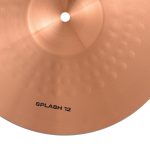 Wambooka Session Pro 12" Splash Cymbal for Drum Set - Italian Design, B8 bronze (hand-hammered) - Image 6