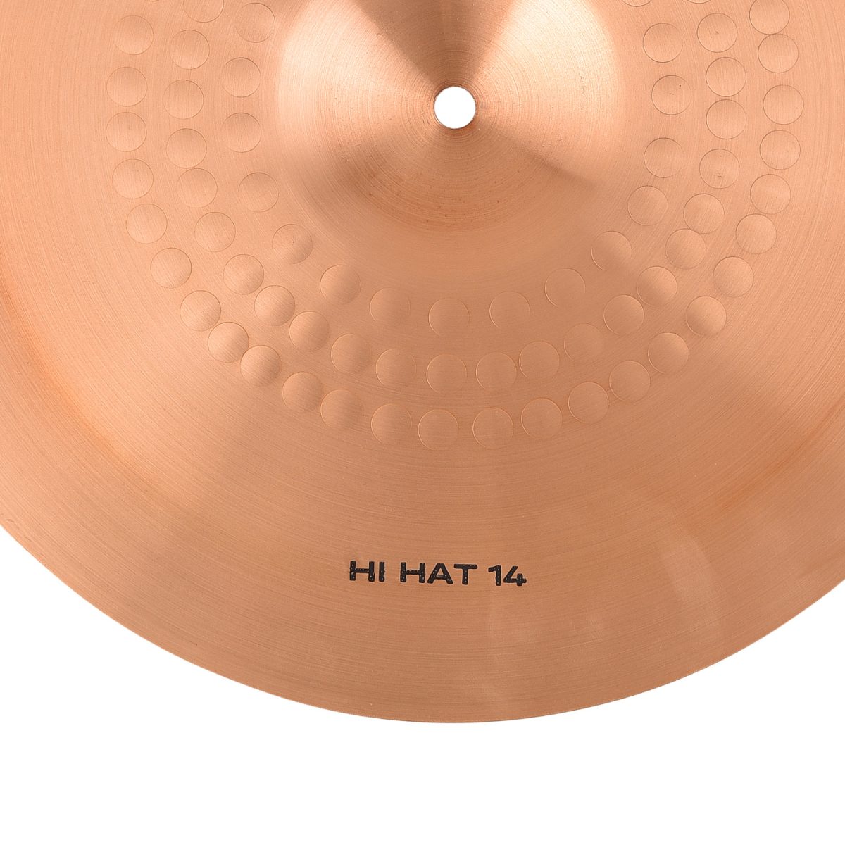 Wambooka Session Pro 14" Hihat Cymbals for Drum Set - Italian Design, B8 bronze (hand-hammered) - Image 6