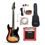 Astroman Series | Rosewood Fretboard Sunburst Electric Guitar, 21 FRETS, H - S - S PICK UPS Comes with Bag and Guitar Cable (KAD-AM-EG-SUN-SC)