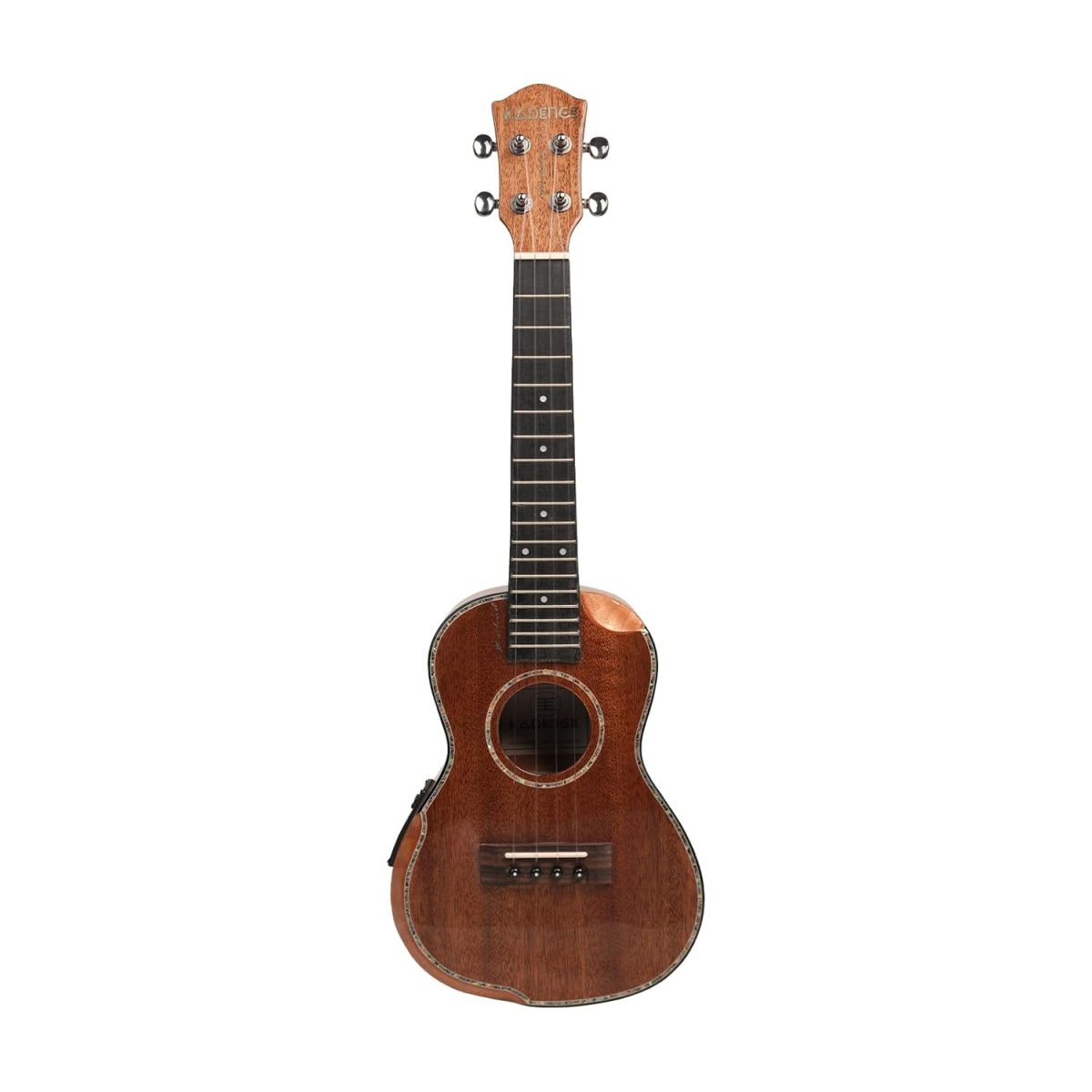 22 Kadence 24 inch Concert Ukulele (Solid Mahogany Wood) Semi Acoustic Slowhand series with Handrest, Eq, Learning course and Padded Bag (KAD-UKSH-103EQ) - Image 2