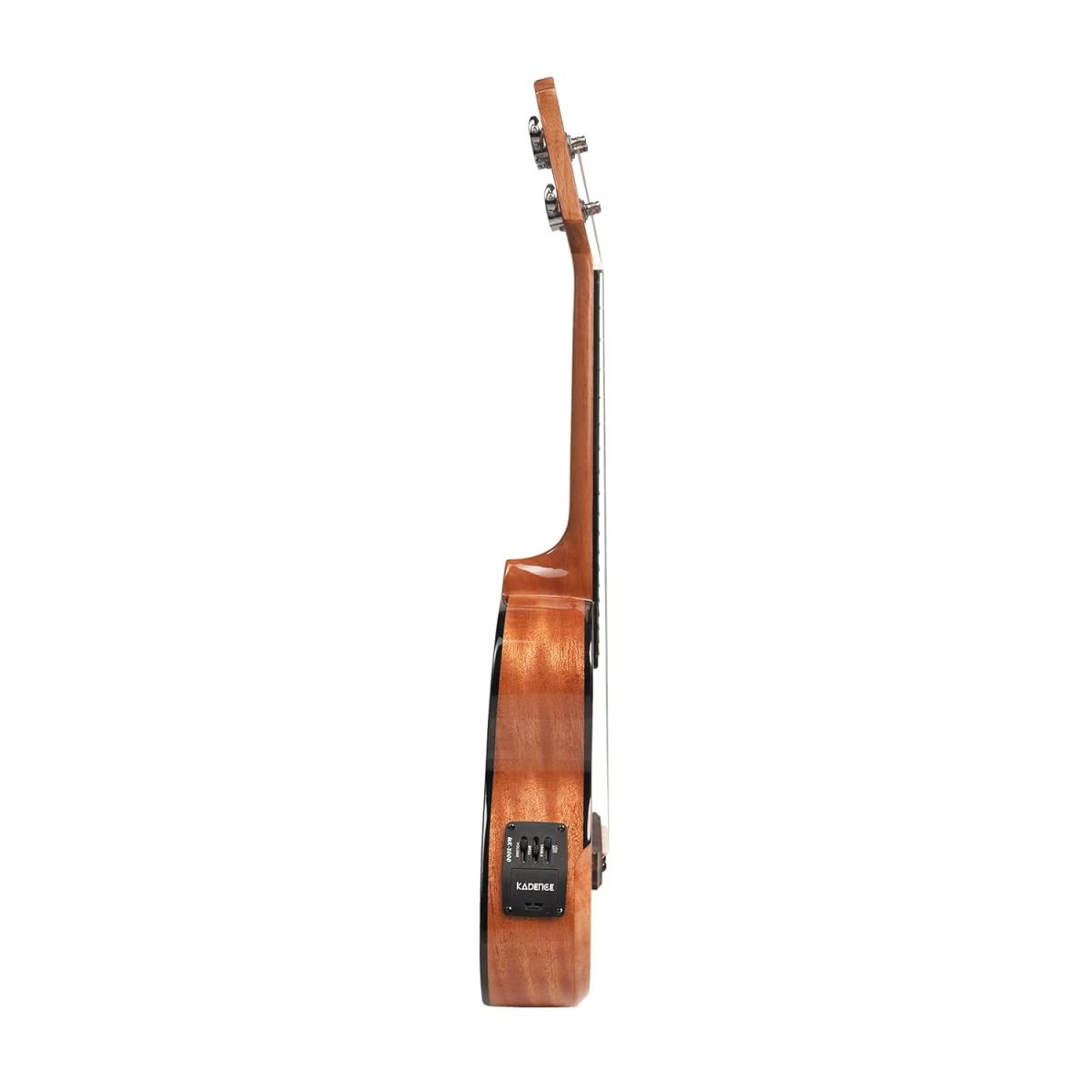 25 Kadence 24 inch Concert Ukulele (Solid Mahogany Wood) Semi Acoustic Slowhand series with Handrest, Eq, Learning course and Padded Bag (KAD-UKSH-103EQ) - Image 4